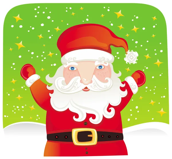 Lindo Santa Claus — Vector de stock