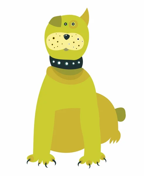 Žlutý pes — Stock fotografie