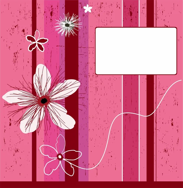 Grunge rosa flor fondo —  Fotos de Stock