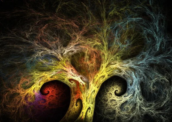 Árvore fractal Fotos De Bancos De Imagens