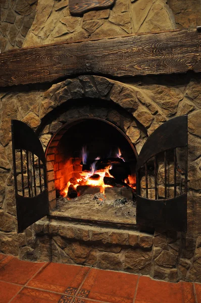 Fire-place — Stock Photo, Image