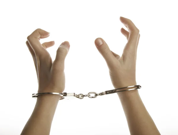 stock image Hands and handcuffs