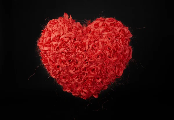 Herz aus Rosen — Stockfoto