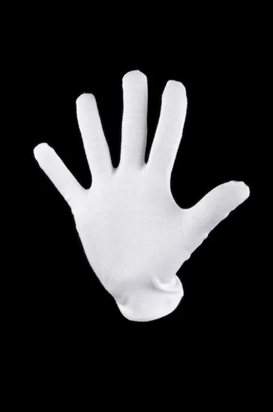 Білих рукавичках — стокове фото