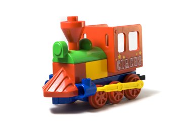 Toy steam locomotive clipart