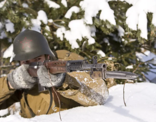 Finsk-sovjetiska kriget 1939-1940: röda armén s — Stockfoto