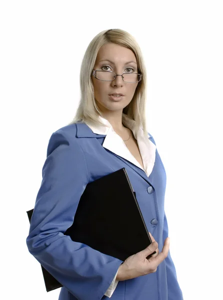 Porträt einer selbstbewussten attraktiven Businessfrau — Stockfoto