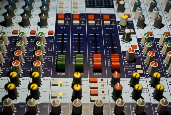 Sound producer mixer — 스톡 사진