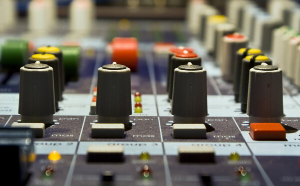 Sound producer mixer. Regulators