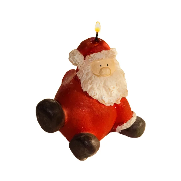 Santa candle — Stock Photo, Image