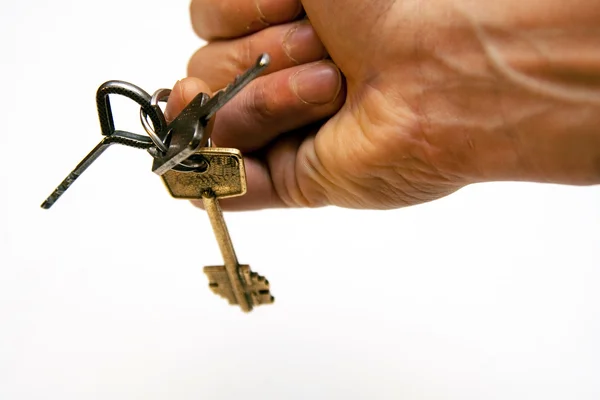 stock image Keys on finger