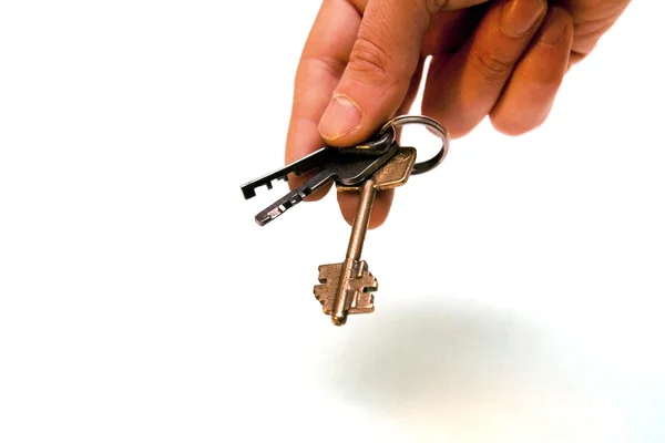 stock image Hand with keys