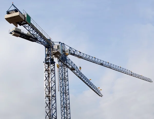 Two cranes in the sky — Stock Photo, Image