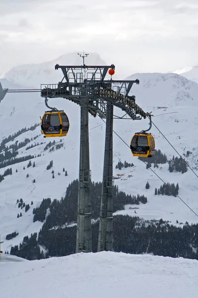 Gondola w Alpach — Zdjęcie stockowe
