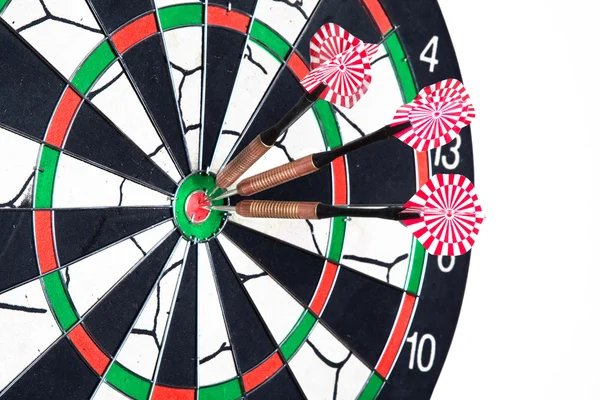 Darts board with arrows — Stock Photo, Image