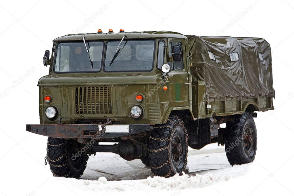 Vintage soviet truck