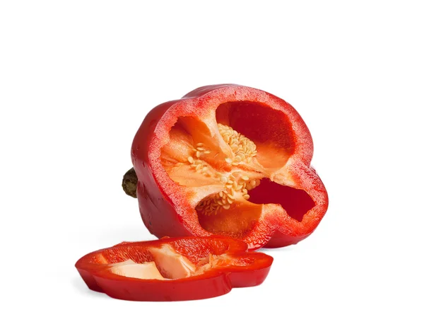 Sliced pepper — Stock Photo, Image