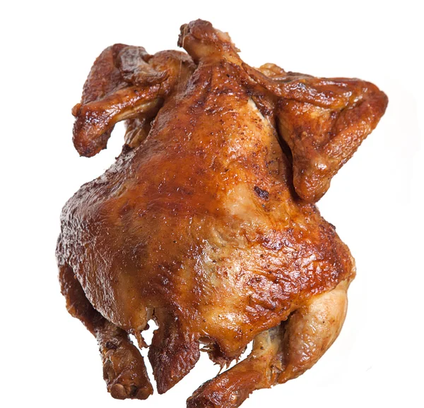 Isolated roasted hen — Stock Photo, Image