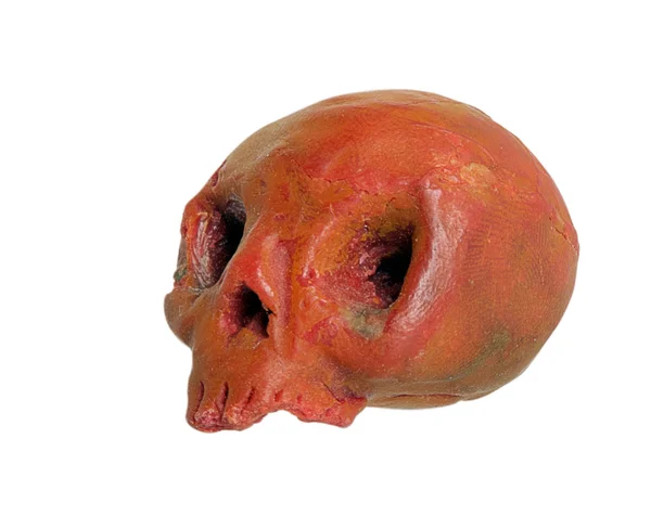Cráneo rojo — Foto de Stock