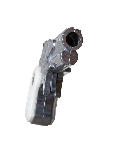 Изолированный винтажный пистолет — стоковое фото