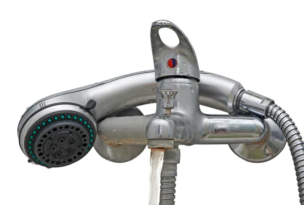 Banyo musluk ve duş — Stok fotoğraf