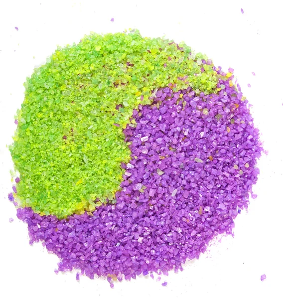 Lavender and green tea sea salt — Stock Photo, Image