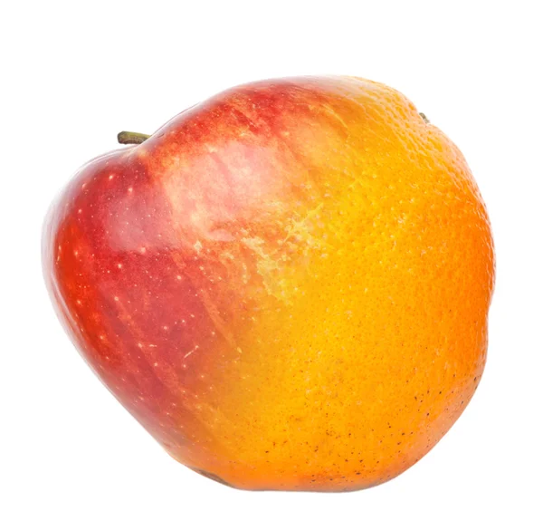 Pomarańczowy jabłko — Zdjęcie stockowe