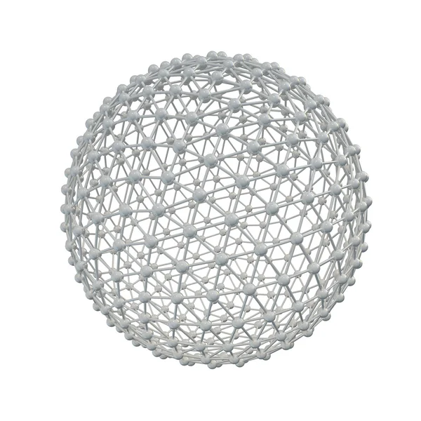 White sphere array — Stock Photo, Image