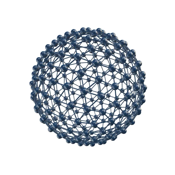 Array esfera azul — Fotografia de Stock