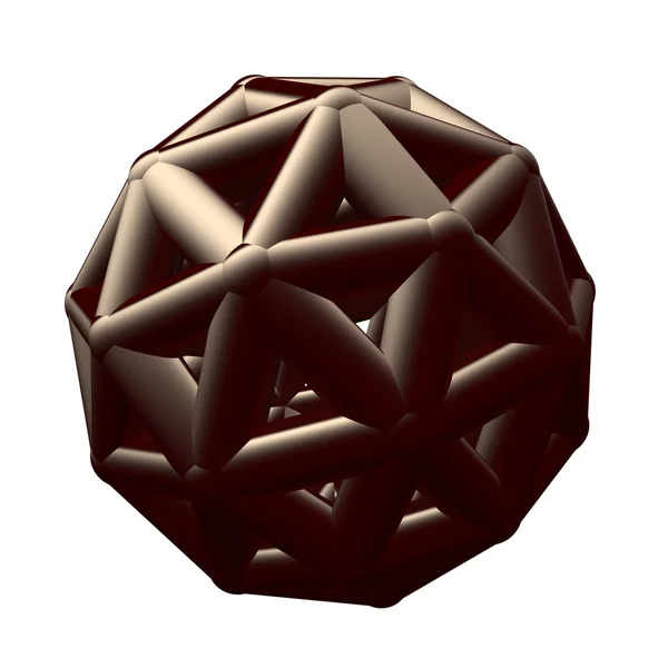 Cromo matriz esfera — Fotografia de Stock