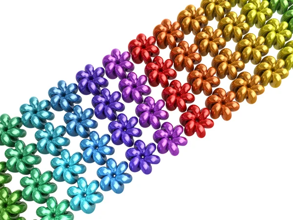 Formas coloridas do arco-íris — Fotografia de Stock