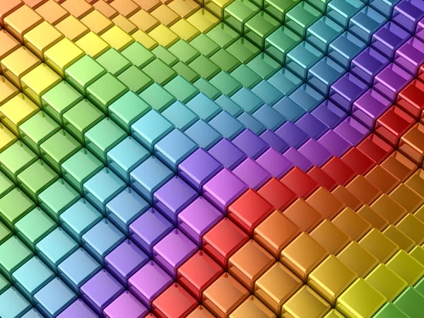 Bunte Regenbogenlinien — Stockfoto