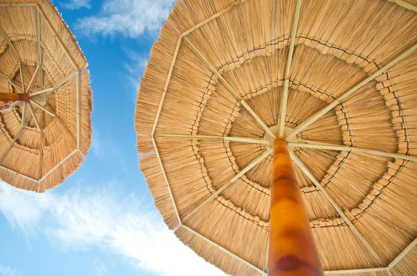 stock image Sunshades and cloudy sun