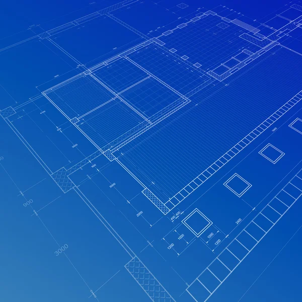 Blueprint concept — Stock Photo, Image
