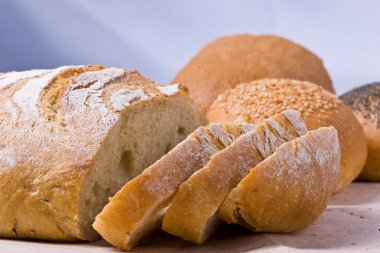 Fresh-baked bread, clipart