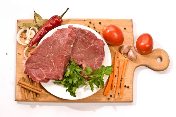 原料肉 — 图库照片