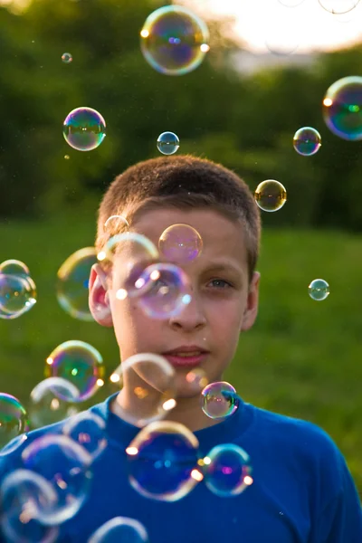 Мыльный пузырь — стоковое фото