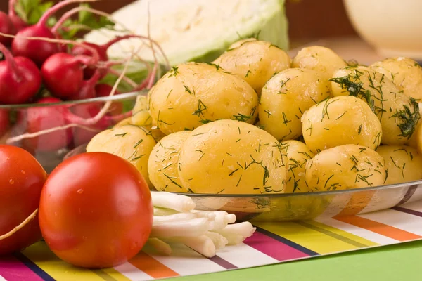 Nové brambory — Stock fotografie