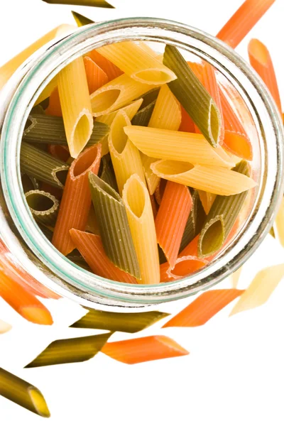 Colored macaroni — Stock Photo, Image