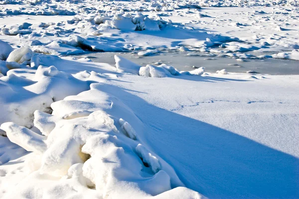 Ledová řeka — Stock fotografie