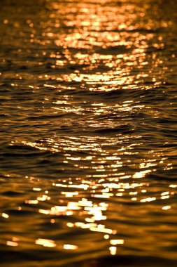 Water sunset clipart