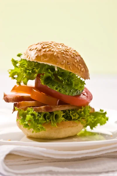 Corned-beef sandwich — Stock Photo, Image