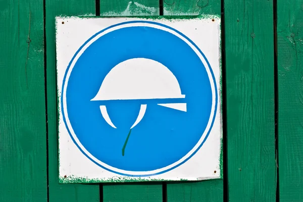 Construction safety sign — Stock Photo, Image