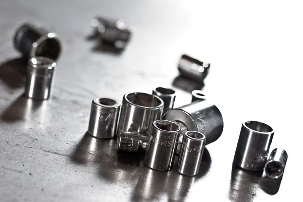 Werknemer tools - falnk sockets — Stockfoto