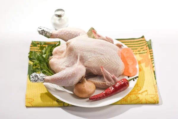 Färsk kyckling — Stockfoto