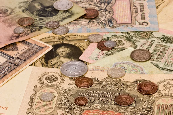 Altes russisches Geld — Stockfoto