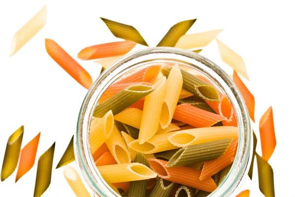 Colored macaroni — Stock Photo, Image