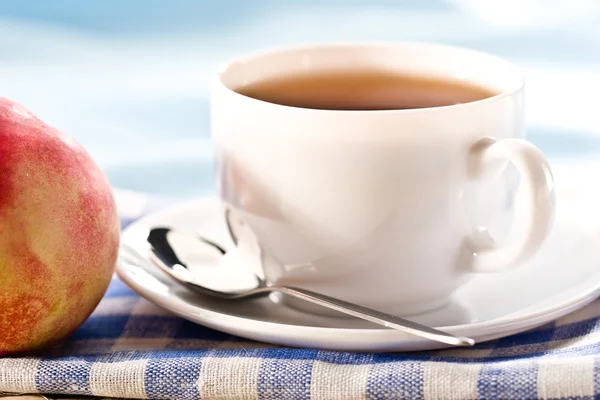 朝のお茶 (ソフト フィルター付け) — ストック写真