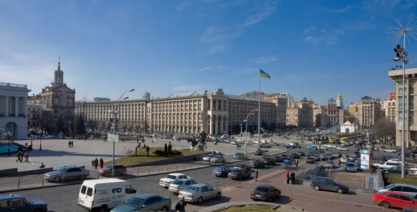 Kiev, square of independence — Stock Photo, Image