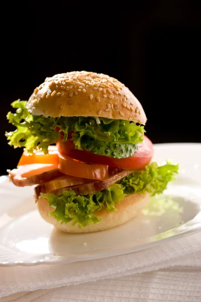 Corned-beef sandwich — Stock Photo, Image